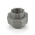 1-1/4" Black Union
