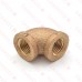 1/4" FPT Brass 90° Elbow, Lead-Free