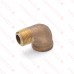 1/2" FPT x MPT Brass 90° Street Elbow, Lead-Free