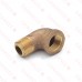 1/2" FPT x MPT Brass 90° Street Elbow, Lead-Free