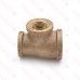 3/4" x 1/2" x 1/2" FPT Brass Tee, Lead-Free