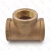 1-1/4" FPT Brass Tee, Lead-Free