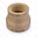1-1/4" x 1" FPT Brass Coupling, Lead-Free