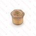 1/2" MPT x 3/8" FPT Brass Bushing, Lead-Free