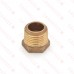 1/2" MPT x 3/8" FPT Brass Bushing, Lead-Free