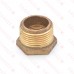 1" MPT x 3/4" FPT Brass Bushing, Lead-Free