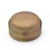 1-1/4" FPT Brass Cap, Lead-Free