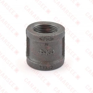 3/4" Black Coupling