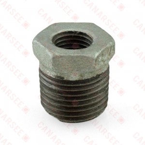 1/2" x 1/4" Galvanized Bushing