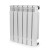 ALBI AB2219-6 Aluminum Heating Radiator, 22x19x3, 6 Section, Bimetal, Wall-Hung