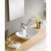 Fine Fixtures MV1917TW White Vitreous China Irregular Vessel Sink
