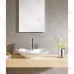 Fine Fixtures MV1917TW White Vitreous China Irregular Vessel Sink