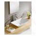 Fine Fixtures MV2314SW White Vitreous China Rectangle Vessel Sink