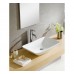 Fine Fixtures MV2314SW White Vitreous China Rectangle Vessel Sink