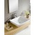 Fine Fixtures MV2418SW Vitreous China Oblong White Vessel Sink