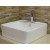Fine Fixtures MV1819W White Vitreous China Concave Square Vessel Sink
