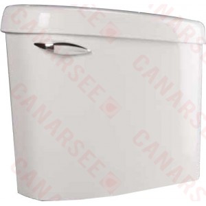 ASCENTII-TW Toilet Tank and Lid, Insulated w/ Flush Valve Kit, White