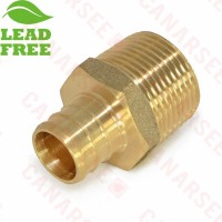 Everhot PLF7408 3/4" PEX x 1/2" Lead-Free Male Threaded Adapter