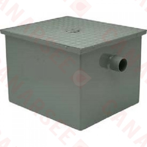 #14 Grease Trap, 7 PGM, 14 lbs, 2” no-hub inlet/outlet