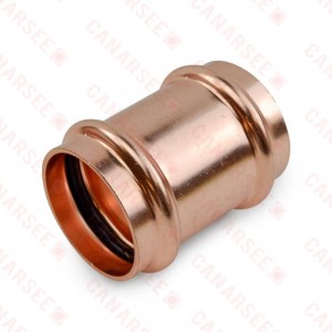 1-1/4" Press Copper Slip Coupling, Imported