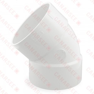 8" PVC DWV 45° Elbow