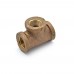 1/4" FPT Brass Tee, Lead-Free