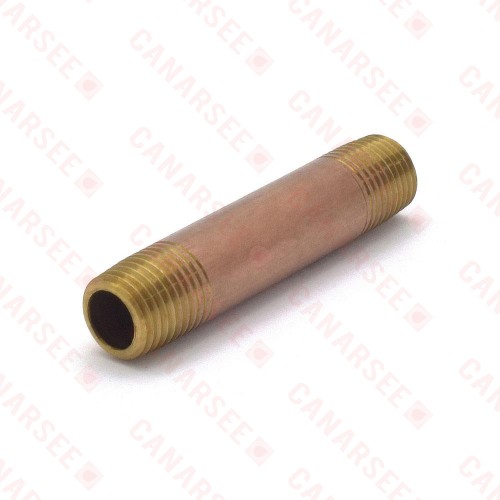 Everhot RB-014X212 1/4" x 2-1/2" Brass Pipe Nipple