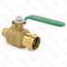 1" PEX x Press Brass Ball Valve, Full Port (Lead-Free)