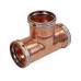 3" x 3" x 3" Press Copper Tee, Made in the USA