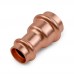 3/4" x 1/2" Press Copper Reducing Coupling, Imported