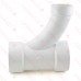 3" x 3" x 2" PVC DWV Wye and 45° Elbow Combo