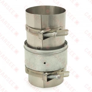 3" Stainless Steel Fireplace Insert Appliance Adapter for Chimney Liner