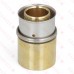 1" PEX Press x 1" Copper Pipe Adapter, Lead-Free Bronze