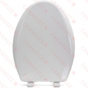 Bemis 1200E4 (Cotton White) Premium Plastic Soft-Close Elongated Toilet Seat