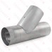 7" Galvanized Flue Wye, 24" Length, 24 GA..