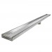 48" long, StreamLine Stainless Steel Linear Shower Pan Drain w/ Tile-in Strainer, 2" PVC Hub