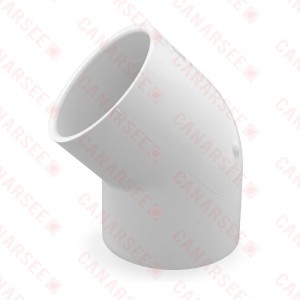 3" PVC (Sch. 40) 45° Elbow