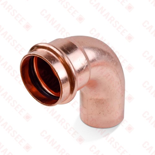 1-1/4" Press Copper 90° Street Elbow, Imported