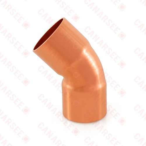 1” Copper, 45° Elbow