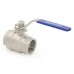 1-1/4" NPT Threaded 304 St. Steel Ball Valve, Full Port (Lead-Free)..