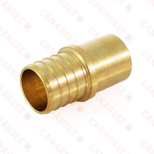 1” PEX x 3/4” Copper Fitting Adapter, Lead-Free