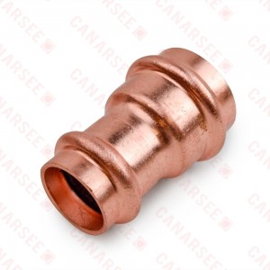 1" x 3/4" Press Copper Reducing Coupling, Imported