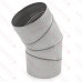 5" Galvanized 90° Adjustable Flue Elbow, 24 GA..