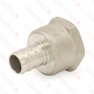 1/2" PEX x 1/2" Female Threaded Adapter, 304 St. Steel (Lead-Free)