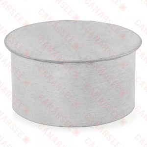 4" Galvanized Clean-Out Cap, 26 GA..