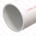 8" x 2ft PVC Pipe, Solid Core, Sch40