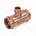 1-1/2" x 1-1/2" x 1/2" Press Copper Tee, Made in the USA