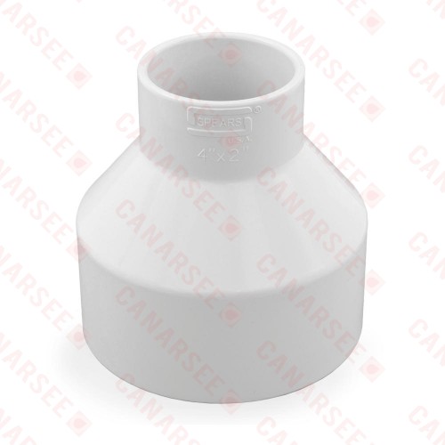 4" x 2" PVC (Sch. 40) Reducing Coupling