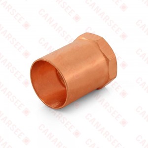 1-1/4" Copper x 1" Female Threaded Adapter