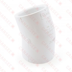 1-1/4" PVC (Sch. 40) 22.5° Elbow